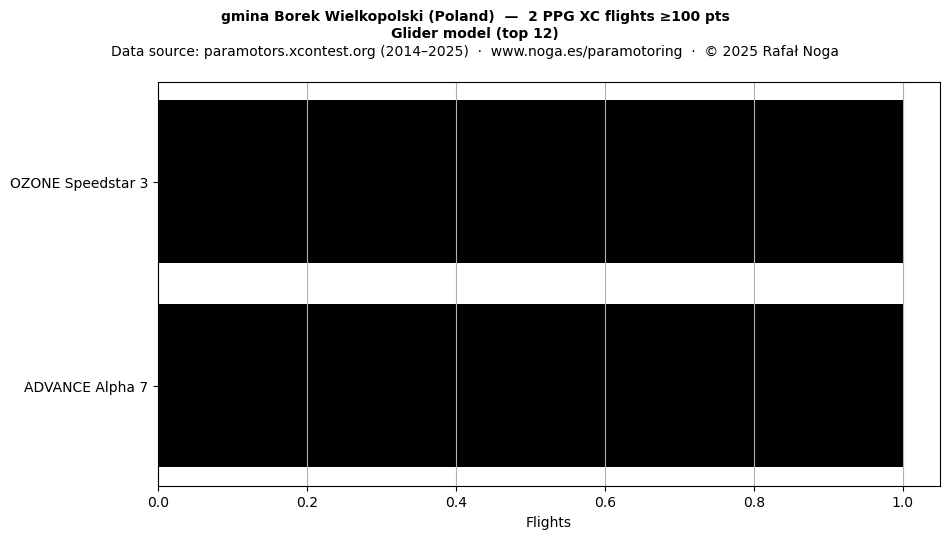 Glider model